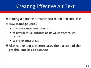 Creating Effective Alt Text
