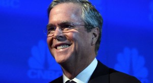 Former Gov. Jeb Bush at the CNBC Debate