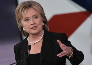 Hillary Clinton at the Democratic presidential primary debate on Nov. 14, 2015 in Iowa.