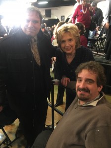 Ben Spangenberg with Secretary Hillary CLinton and RespectAbility Fellow James Trout