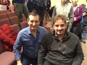 Ben Spangenberg with Sen. Ted Cruz