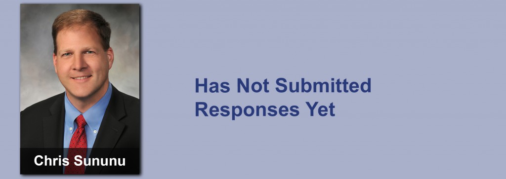 Chris Sununu has not submitted his responses yet