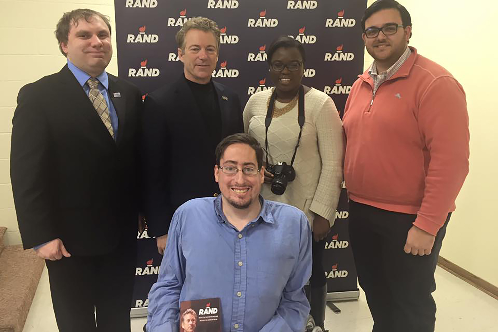 In January, James interviewed Sen. Rand Paul in New Hampshire.