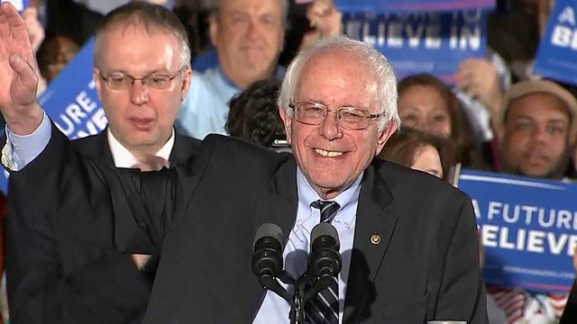 Sen. Bernie Sanders in Concord, New Hampshire