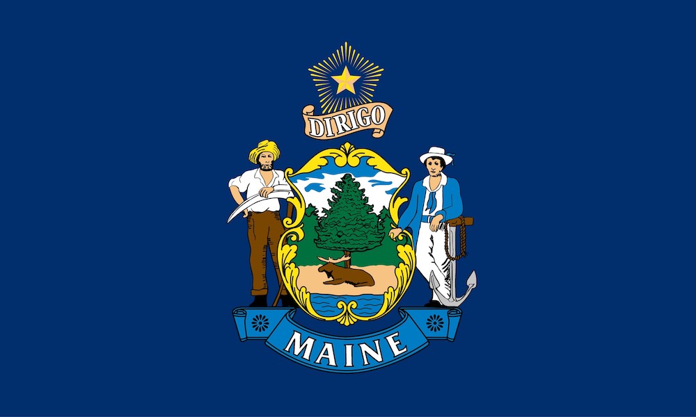 Maine state flag