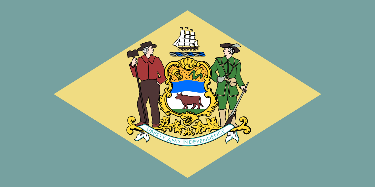 State flag of Delaware